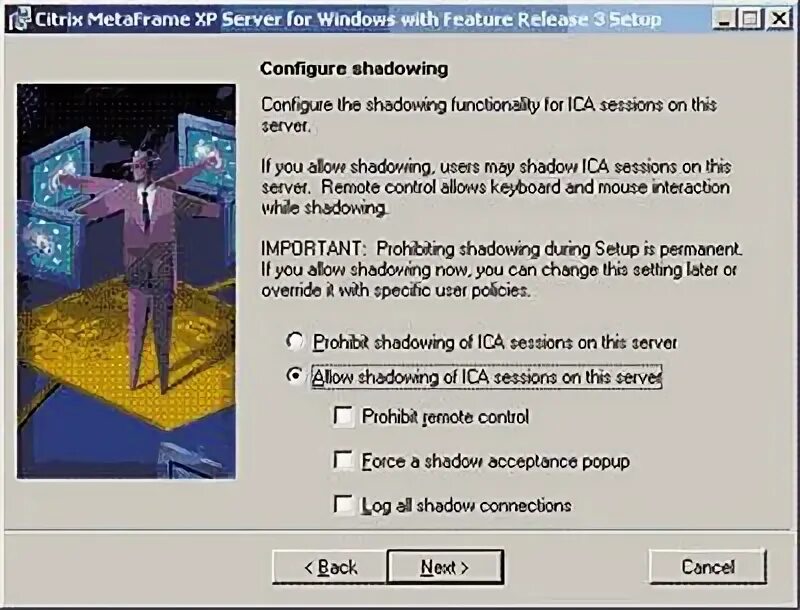 Shadow settings