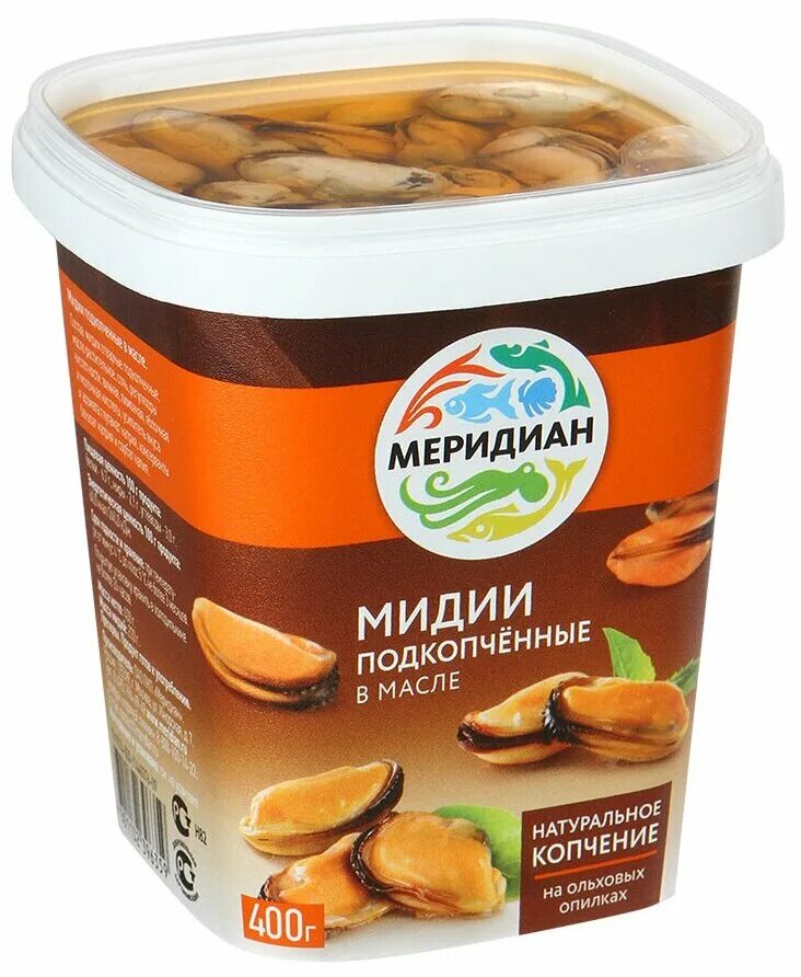 Меридиан мидии с прованскими травами. Мидии консервированные. Милегрин мидии. Мидии пресервы. Мидии подкопченные, 210г.