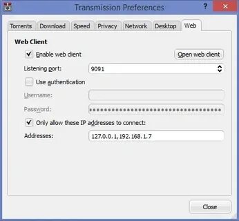 Удалить transmission