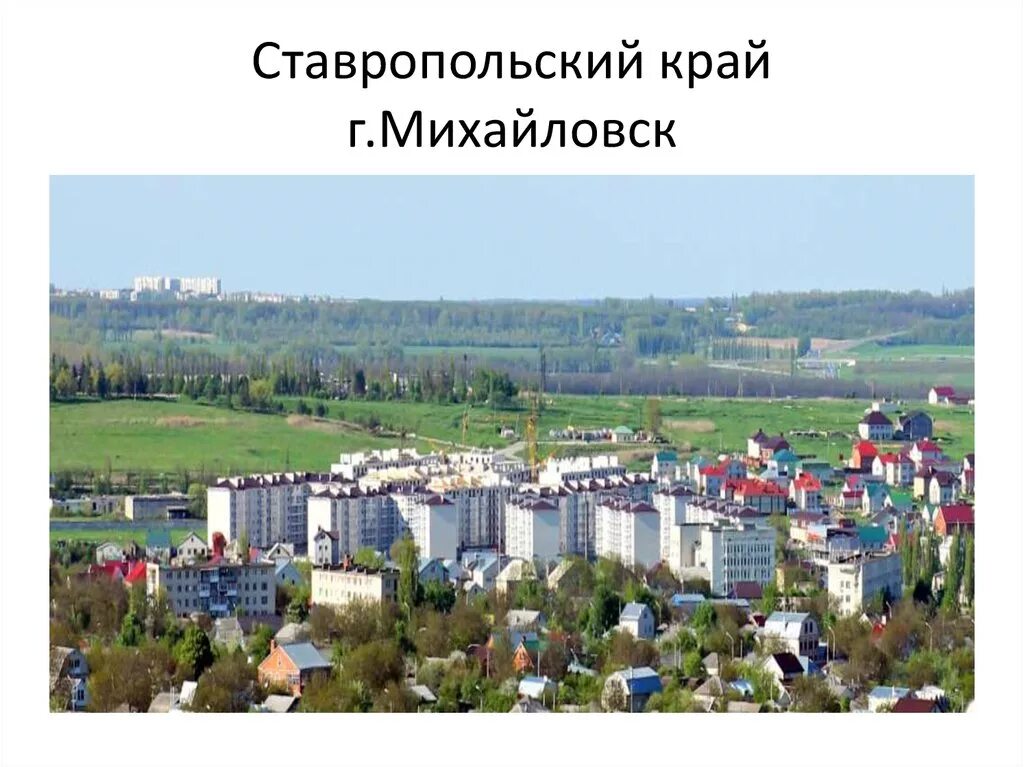 Михайловск численность населения