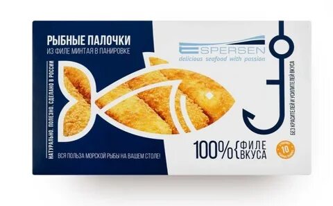Палочки из филе минтая в панировке