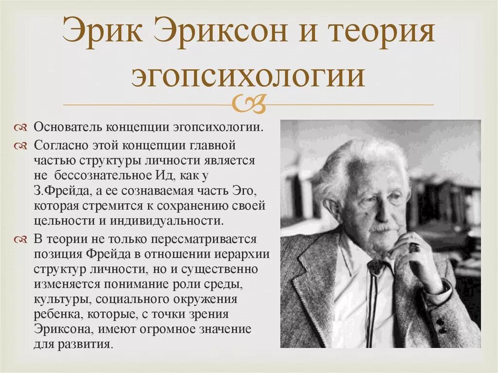 Теория личности э эриксона. Эриксон психолог теория. Эго-теория личности э Эриксона.