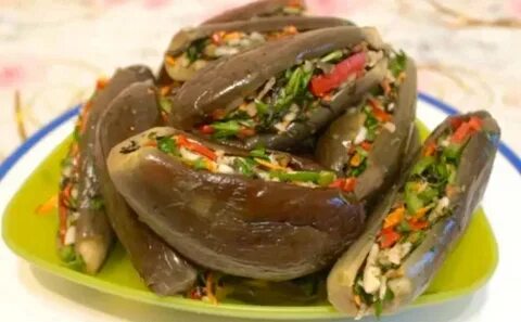 Квашеные баклажаны по грузински