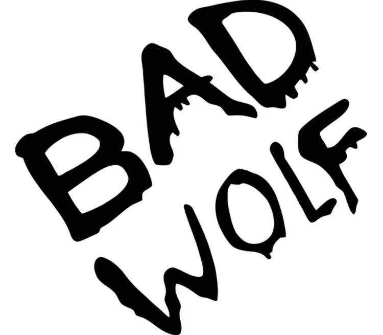 Bad Wolf надпись. Bad Wolf Doctor who. Плохой волк доктор кто надпись. Злой волк доктор кто.