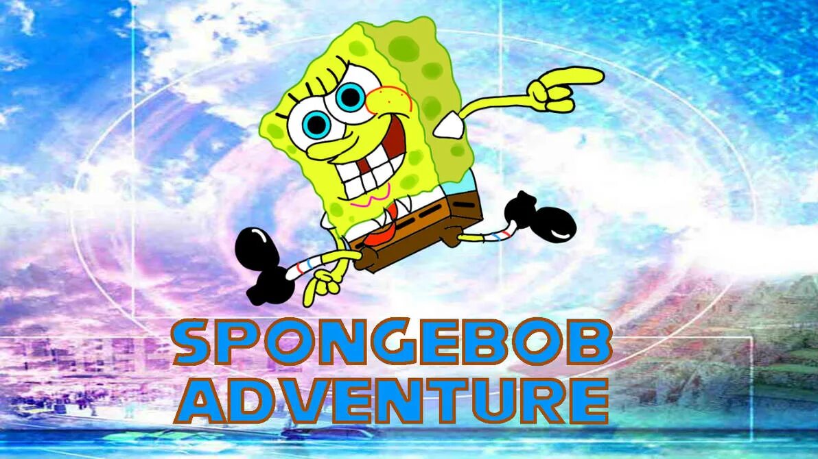 Взломанный spongebob. Sonic and Spongebob. Spongebob Adventure. Spongebob sabnino. Spongebob pose.