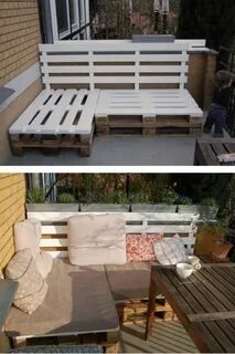 Балкон из паллетов