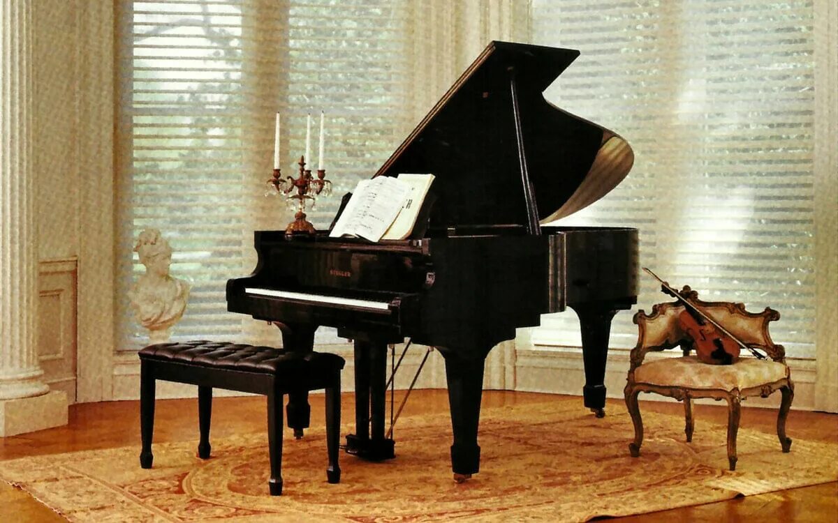 Скрипки и пианино играть
