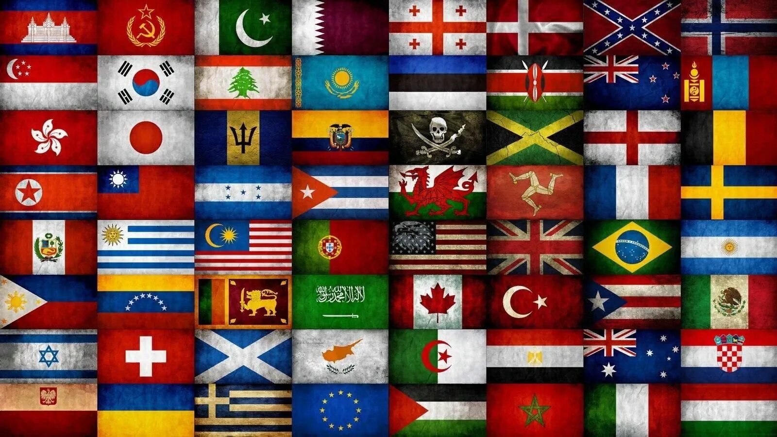 Флаги всех стран. Флаги иностранных государств.