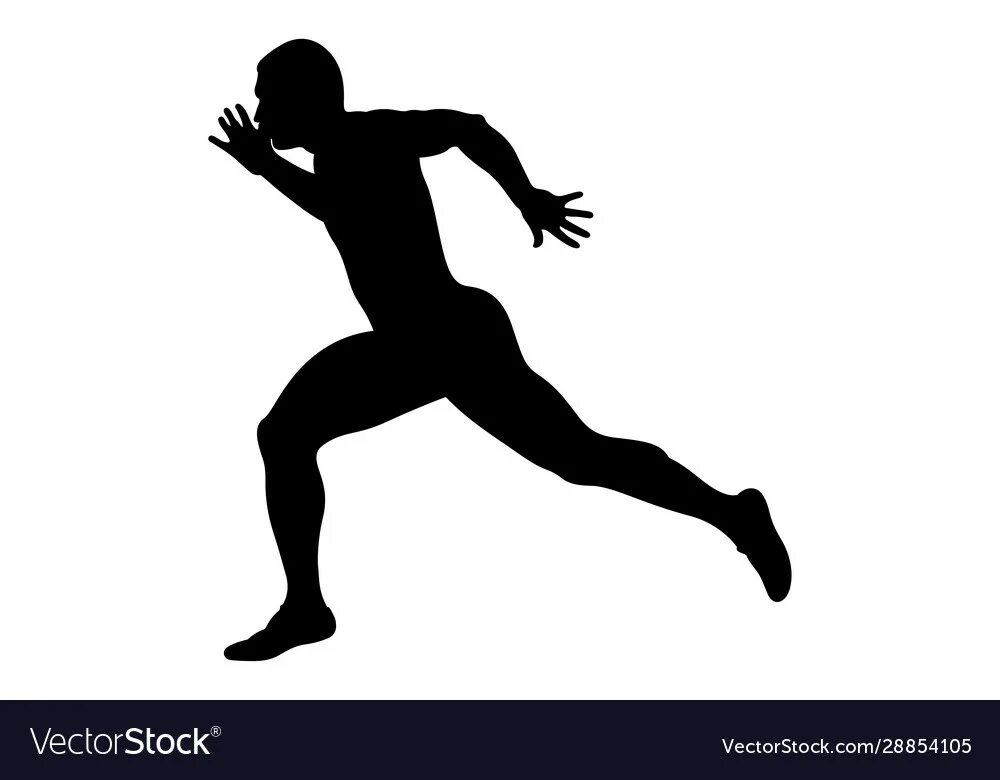 Running line. Finish line silhouette ai.