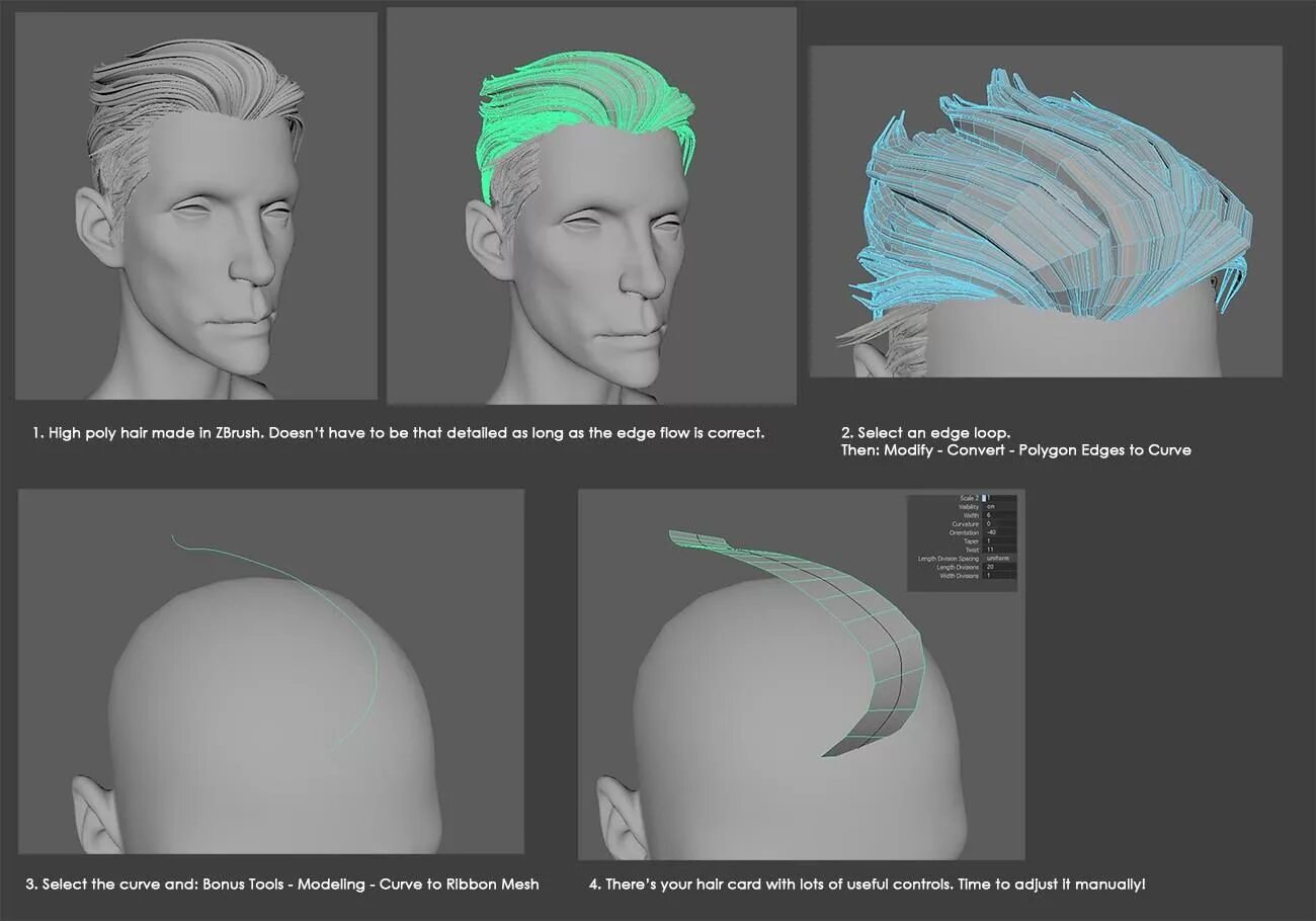 Fill in sculpt design paint build