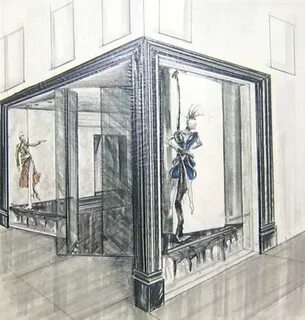 Эскиз витрины