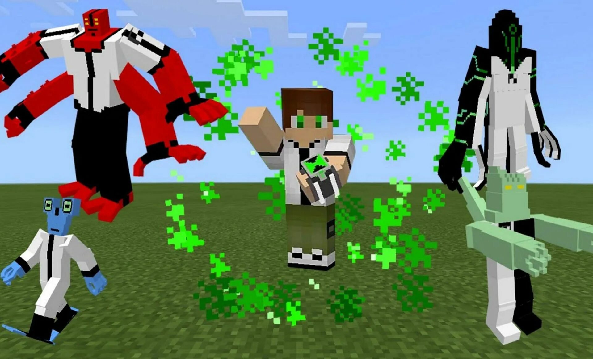 Майнкрафт 1.20 бен 10. Minecraft бен 10. мод на бен 10. мод на бен 10 v4. мод на бен тена.