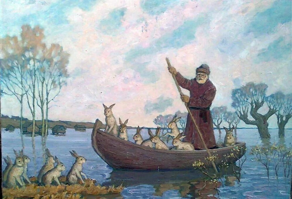Каспийский груз дед мазай. Дед мазай и зайцы. дедушка мазай.