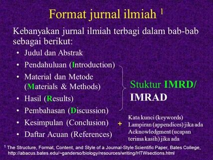 Imrad структура научной статьи