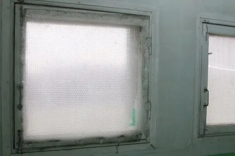 Вместо стекла в окно
