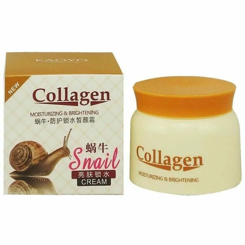 Коллаген улиток. Крем Kaoyo Snail Collagen. Крем для лица улитка с коллагеном Kaoyo. Крем Collagen Snail Whitening Cream. Collagen Snail крем для лица Корея.