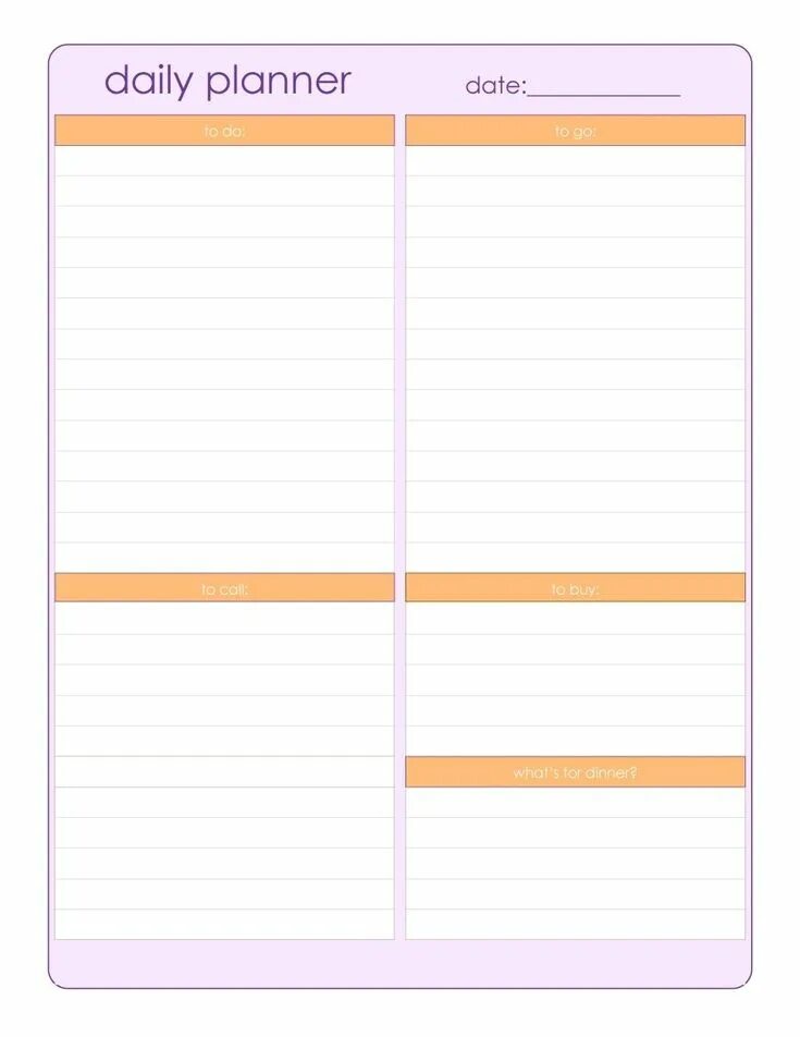 Daily Planner ежедневник. Daily Planner шаблон. Планировщик шаблон. Daily Planner Printable.