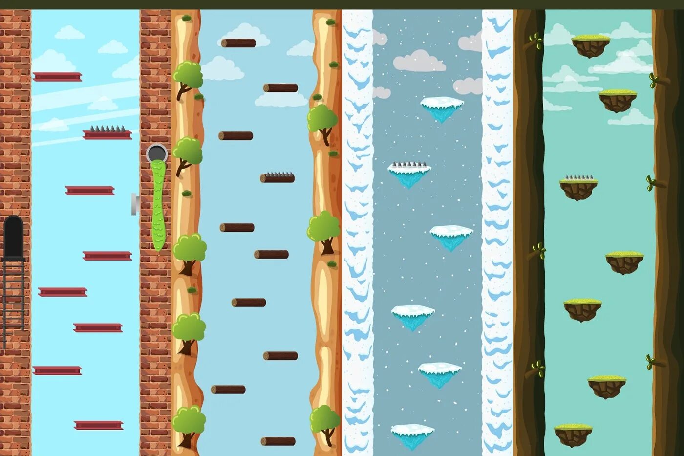 Что такое вертикальная игра. Вертикальный платформер. вертикальные 2d игры. 2d игра jump. локация для джамп игры 2 д.