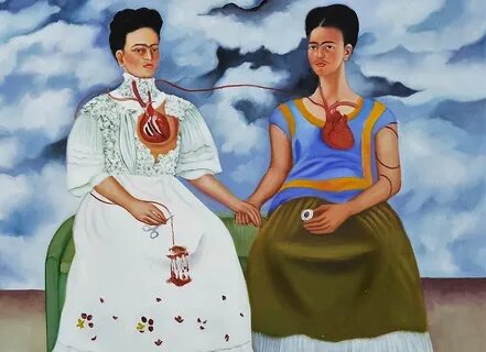 Фрида Кало "Две Фриды" - картина мексиканской художницы Фриды Кал...