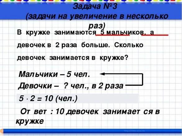 Задачи на увеличение числа 4 класс. Задачи на увеличение числа 4 класс