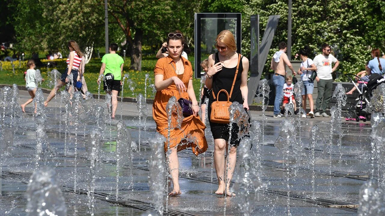 Аномальная жара в москве