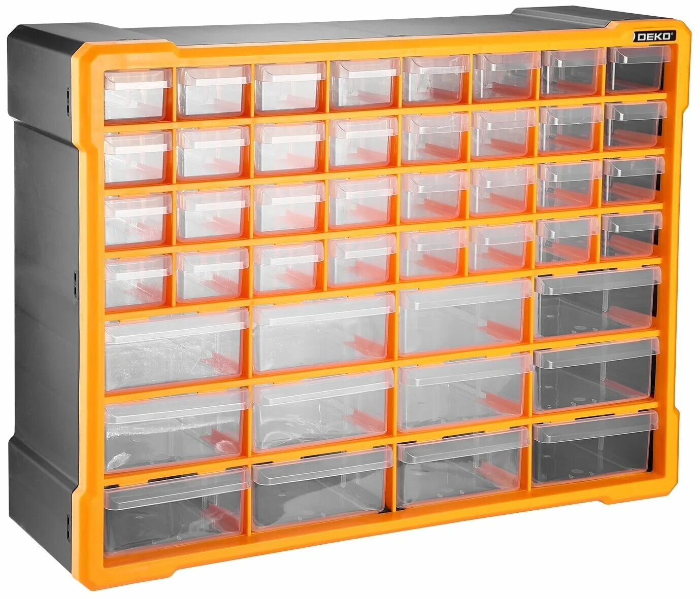 5 х 14 х 32. Органайзер deko 065-0805, 32. Ящик для инструментов deko 40 х 20 х 24 см, 2 секц. Органайзер deko dktb12. Система хранения deko dktb11 24 выдвижных ящика 50х16х39см.