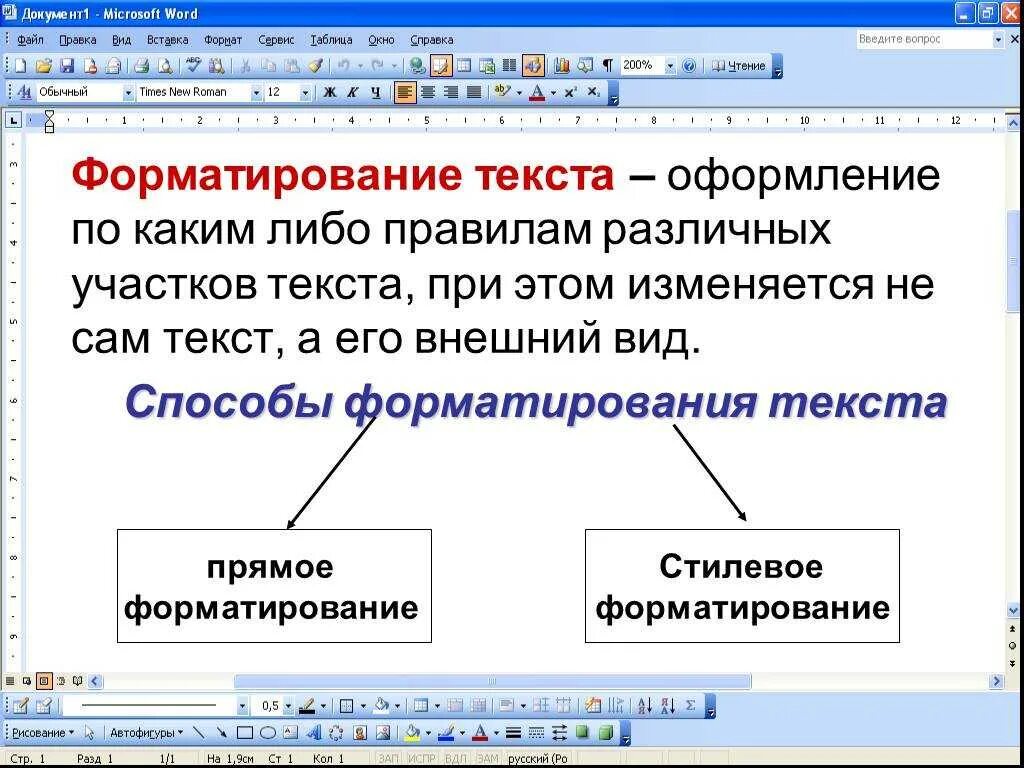 Этапы подготовки текста на компьютере какой вариант. Форматирование текста в текстовом редакторе. Способы формирования текста. Способы и методы форматирования текста. Понятие форматирования текста.