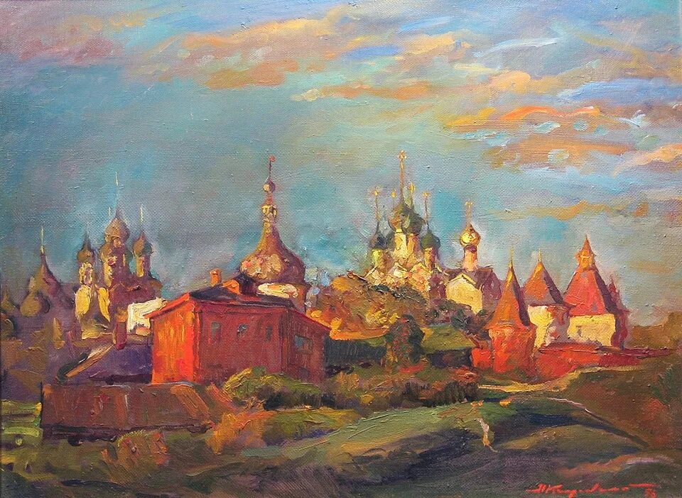 Лебедев Ростовский Кремль картина. Ростовский Ростовский Кремль на закате. Живопись ..закат , Кремль. Ростовский Кремль на закате