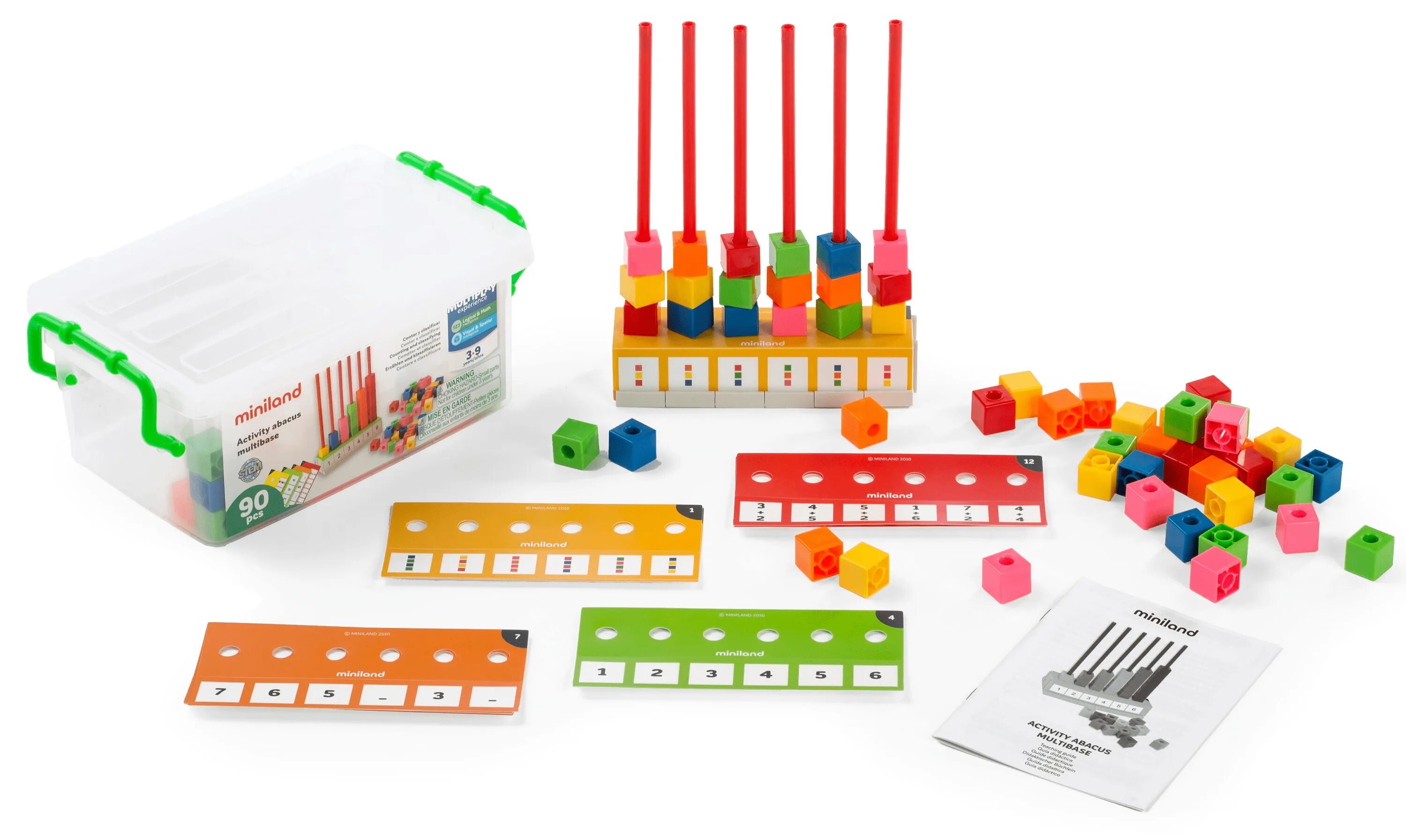 Miniland Abacus. Игра activity Abacus. Дидактические игрушки. Набор для изучения счета.