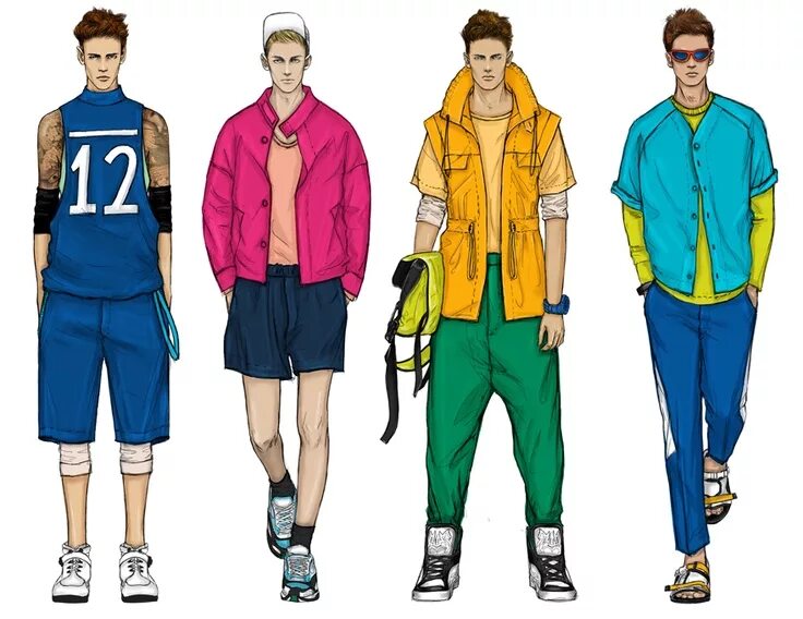 Different styles? Fashion sketches men, Fashion illustration sketches, Illustrat