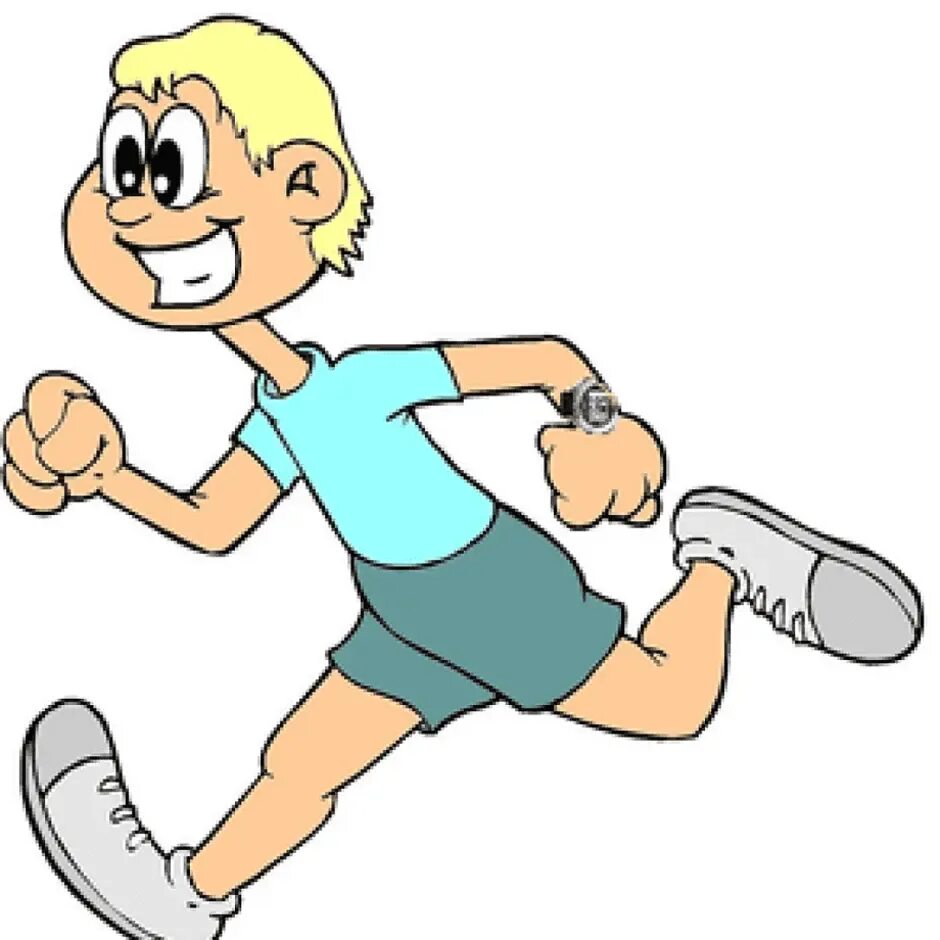 He runs well. Бежит мультяшный. Мультяшка бежит. Бег мультяшный. Спортивные движения для детей.