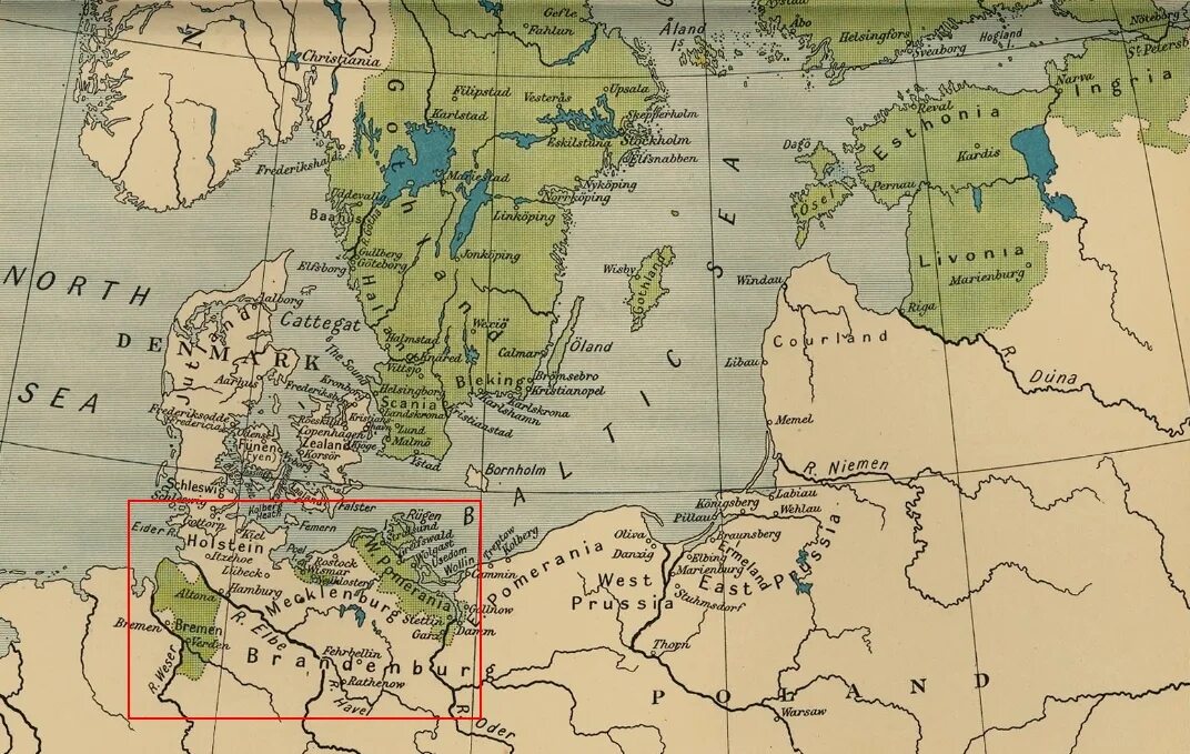 Швеция потеряла свои владения на севере германии