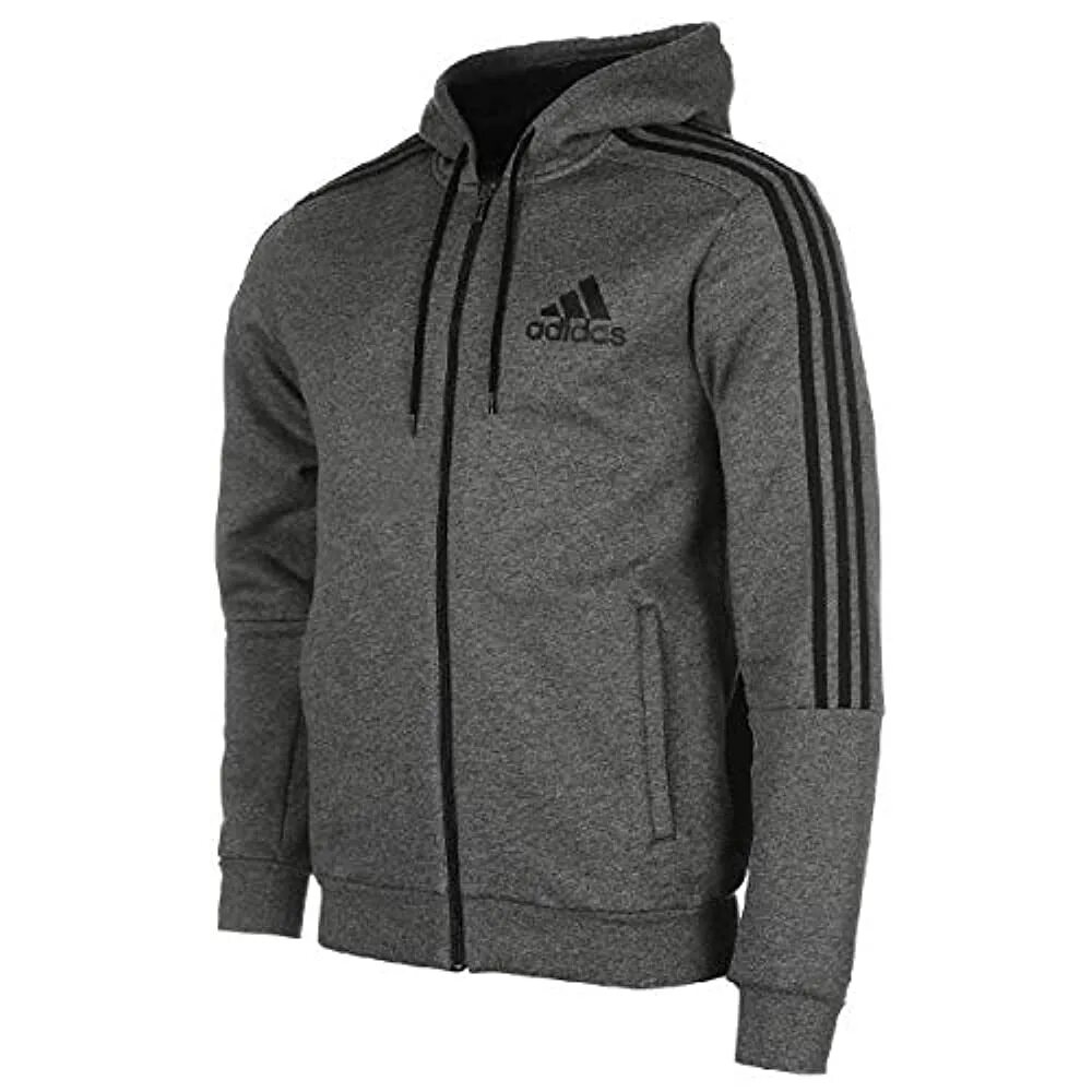 Толстовка адидас с капюшоном. Adidas Essentials 3 Stripes Full zip черная. Adidas Essentials 3-Stripes кофта. Кофта мужская адидас Essentials. ЗИП худи adidas Essentials.