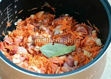 Рецепт свинины с луком перцем морковью