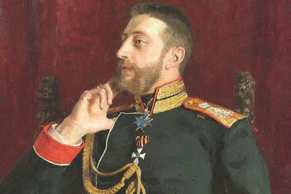 Великий князь казалось был рад приезду. Портрет Николая 2 Репин.
