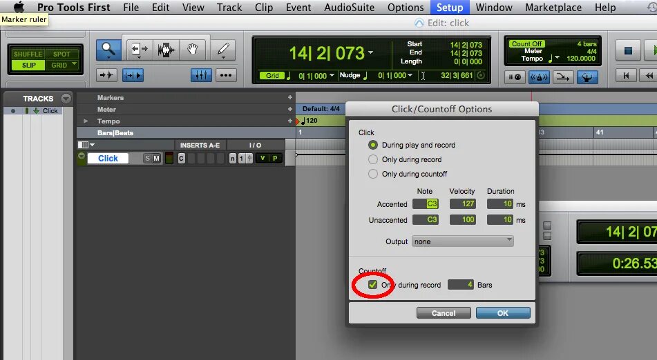 Click track. Pro Tools first. Click-Tool Pro. Клик трек техническое исполнение.