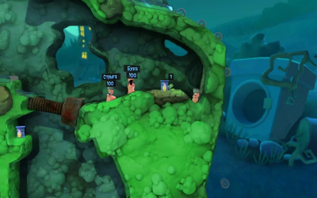 Worms gameplay. Вормс геймплей. Worms Revolution катакомбы. Worms: Revolution геймплей. Worms Revolution Gameplay.