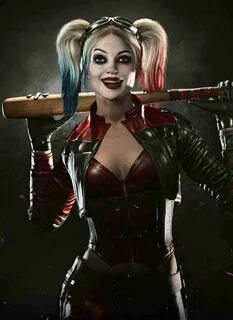 Download Harley Quinn ready to fight injustice in Injustice 2 Wallpaper | W...