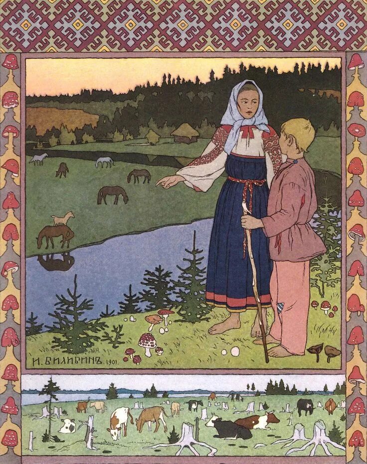 Репродукции картин к русским народным сказкам. Билибин морозко. Картины художников по сказкам. Билибин «марья моревна» (1903). Репродукции картин к русским народным сказкам.
