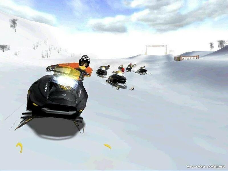 Ski-Doo x-Team Racing. Ski Doo Team Racing. Ski-Doo: снежный экстрим / Ski-Doo x-Team Racing (2001) PC. Гонки на снегоходах.