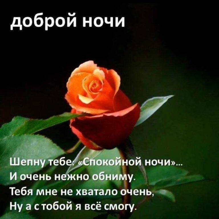Пожелания спокойной ночи женщине в стихах
