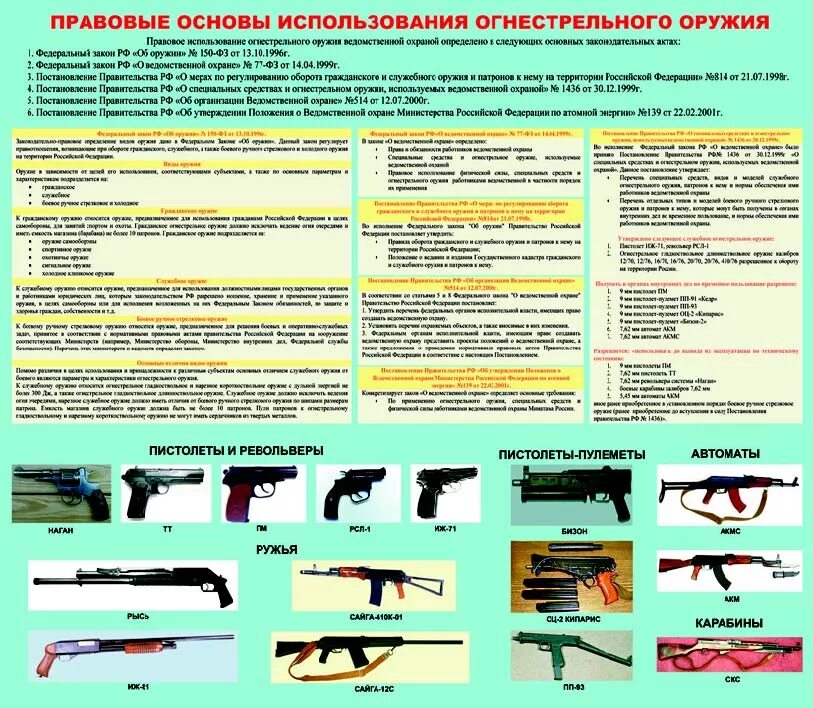 Периодическая проверка охранника с оружием