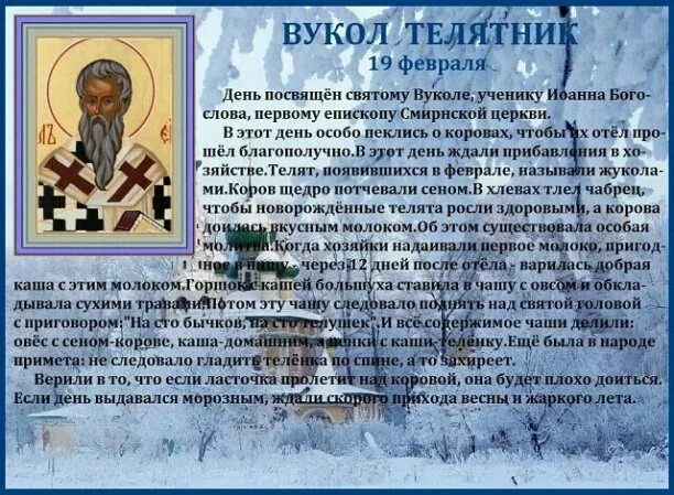 19 февраля день чего. Народные приметы на 19 февраля. 19 февраля народный календарь. 19 февраля вукол. 18 февраля народный календарь.