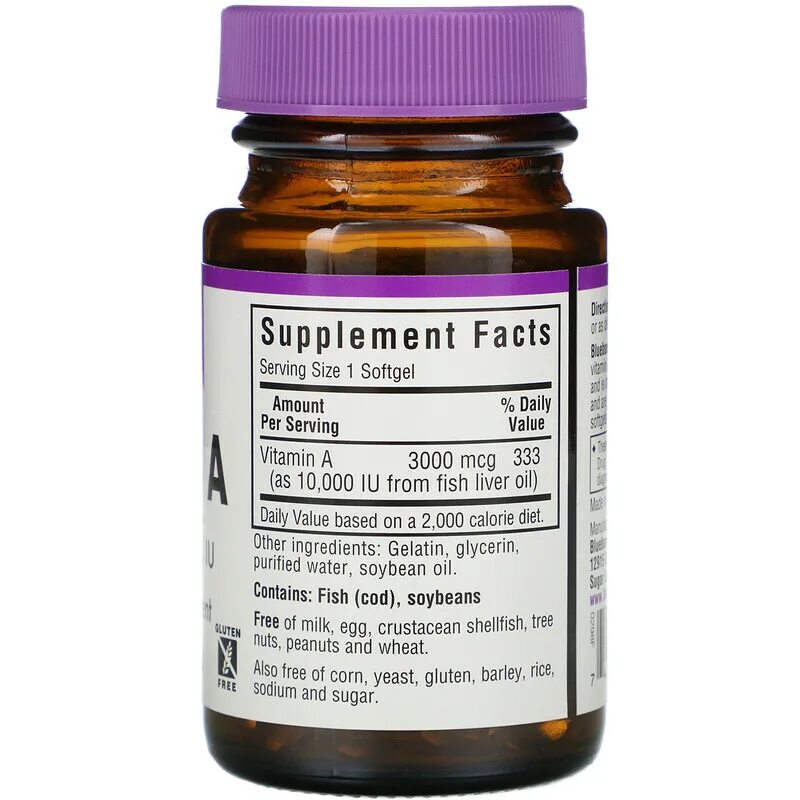 Купить vitamin a. Bluebonnet Nutrition Vitamin a (витамин а) 10 000 ме 100 капсул. Bluebonnet Nutrition Bluebonnet Nutrition, витамин a, 3000 мкг. Bluebonnet-Nutrition-Vitamin-a-3-000-MCG. Витамин a, 3000 мкг (10 000 ме), 180 капсул.