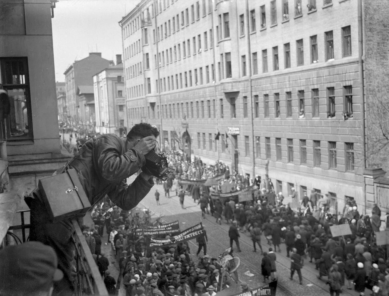 Фотохроника ИТАР ТАСС. 1 Мая 1932 Москва. Фотохроника ТАСС архив. Архивные фотографии ТАСС.