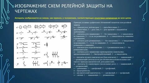 Работа релейных защит