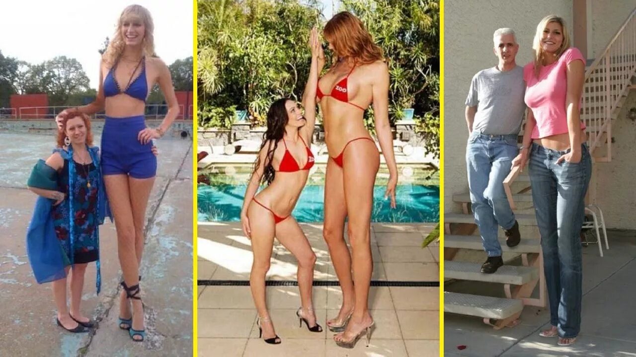 Высокие девушки видео. Амазон высокая женщина. Самая высокая женщина в мире Турция. Высокая женщина держит низкую. Самая высокая женщина в мире в купальнике.