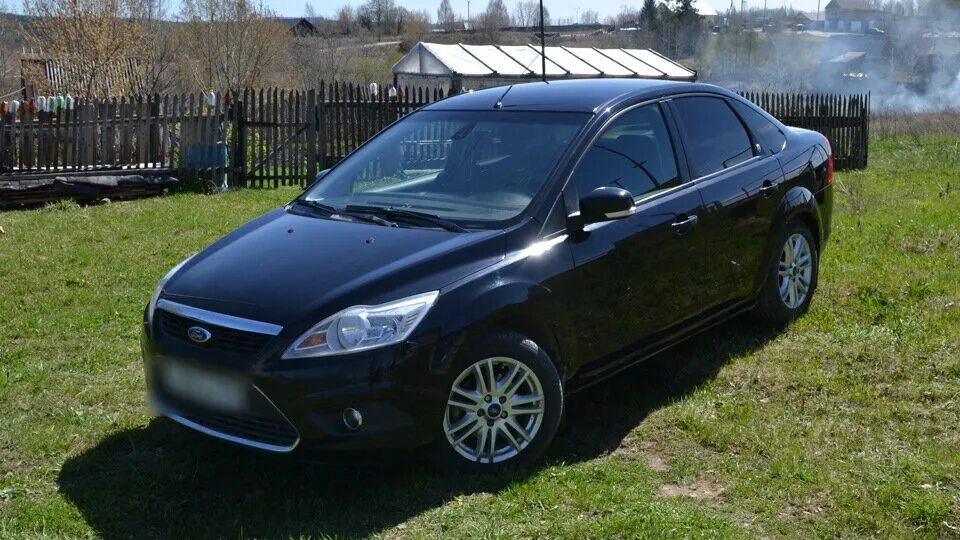 форд фокус 2 черный дым