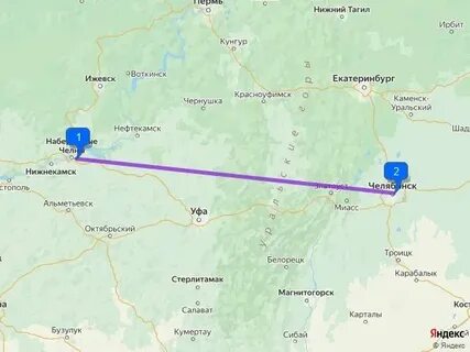 От казани до набережных челнов сколько километров