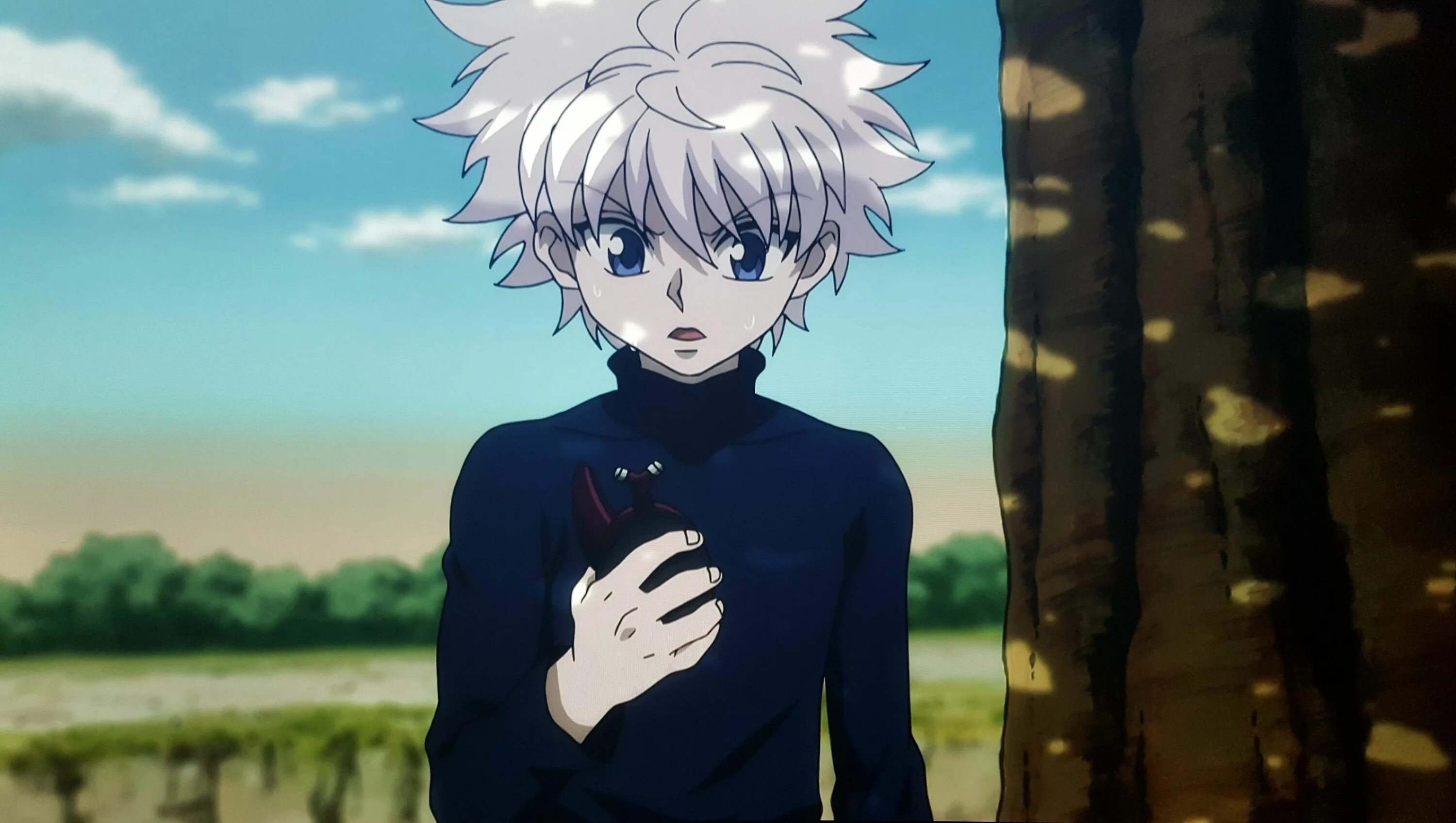 Killua zoldyck аниме. Киллуа золдик. Х хантер аниме киллуа. Киллуа в полный рост. Хиэй и киллуа.